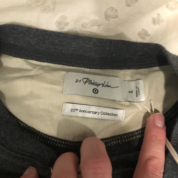 NWT 3.1 Phillip Lim Long Sleeve Round Neck Henley T-shirt - Picture 4 of 6